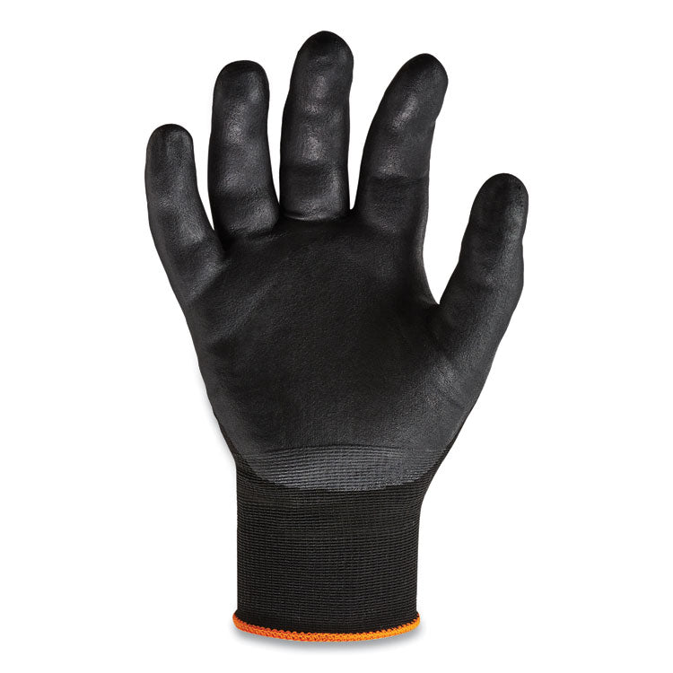 ProFlex 7001-CASE Nitrile Coated Gloves, EN388: 4121X, 8.25" Long, Small, Black, 144 Pairs/Carton