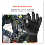 ProFlex 7001-CASE Nitrile Coated Gloves, EN388: 4121X, 8.5" Long, Medium, Black, 144 Pairs/Carton