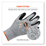 ProFlex 7031-CASE ANSI A3 Nitrile-Coated CR Gloves, EN388: 4X42C, 9.5" Long, Medium, Gray, 144 Pairs/Carton