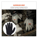 ProFlex 7501-CASE Coated Waterproof Winter Gloves, EN388: 2131X, 10.5" Long, Large, Gray, 144 Pairs/Carton