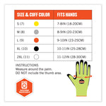 ProFlex 7041-CASE ANSI A4 Nitrile Coated CR Gloves, EN388: 4X42D, 10" Long, Small, Lime, 144 Pairs/Carton