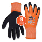 ProFlex 7551 ANSI A5 Coated Waterproof CR Gloves, EN388: 4X43E, 10" Long, Medium, Orange, Pair