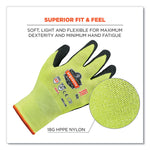 ProFlex 7021-CASE Hi-Vis Nitrile Coated CR Gloves, EN388: 4342B, 10.5" Long, XX-Large, Lime, 144 Pairs/Carton