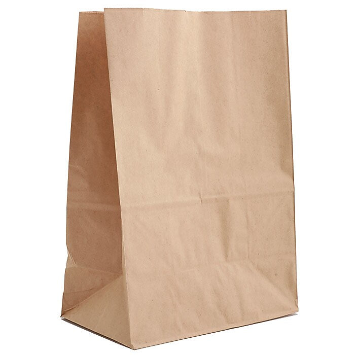 SOS Paper Bag, Natural Kraft