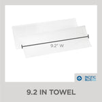 Pacific Blue Basic Recycled Multifold Paper Towel, 1-ply, 250 Sheets/Pack, 16 Packs/Carton (24590)