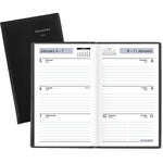 2026 AT-A-GLANCE DayMinder 3.5" x 6" Weekly Planner, Poly Cover, Black (SK48-00-26)