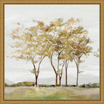 Amanti Art Golden Acre Wood (Trees) by Isabelle Z Framed Canvas Wall Art Print, 16" x 16" (A42675040734)