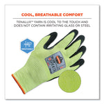 ProFlex 7041-CASE ANSI A4 Nitrile Coated CR Gloves, EN388: 4X42D, 11" Long, X-Large, Lime, 144 Pairs/Carton