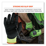 ProFlex 7041 ANSI A4 Nitrile-Coated CR Gloves, EN388: 4X42D, 11" Long, X-Large, Lime, Pair