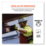 ProFlex 7021-CASE Hi-Vis Nitrile Coated CR Gloves, EN388: 4342B, 8.75" Long, Medium, Lime, 144 Pairs/Carton