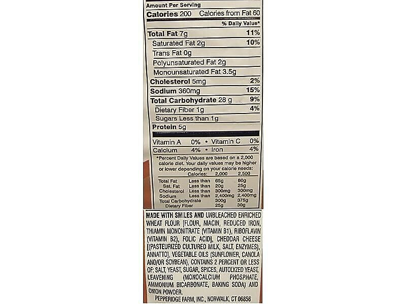 Goldfish Cheddar Crackers, 1.5 oz., 72 Packs/Box (CAM13539)
