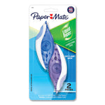 DryLine Grip Correction Tape, Blue/Purple Applicators, 0.2" x 335", 2/Pack