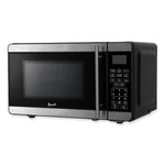 0.7 Cubic Foot Microwave Oven, 700 Watts, Black/Stainless Steel