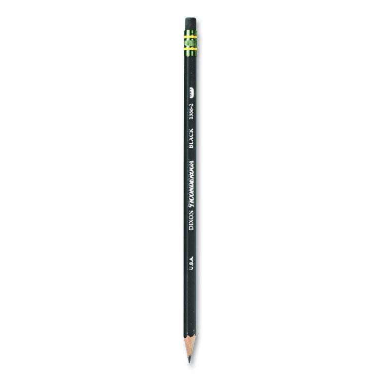 Pencils, Hb (#2), Black Lead, Black Barrel, Dozen