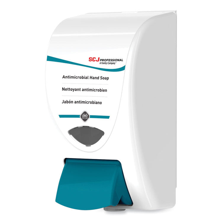 Cleanse AntiBac Dispenser, 2 L, 6.3 x 5.4 x 11.3, White/Aqua, 8/Carton