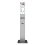 Touch-Free Dispenser Stand, 19.29 x 19.2 x 27.9, Silver