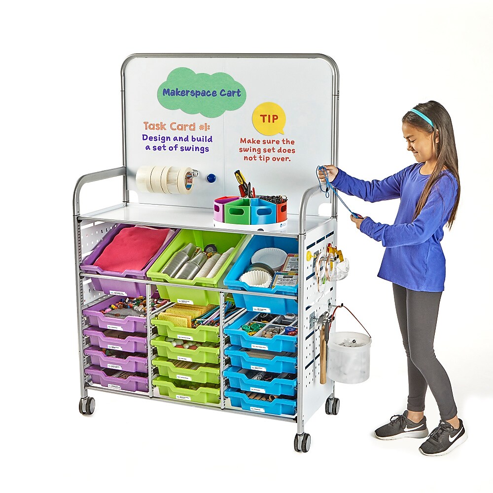 hand2mind STEM Lab Makerspace Cart (92922-ST)