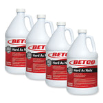 Hard As Nails Floor Finish, 1 gal Bottle, 4/Carton