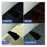 Giant Foot Doorstop, Tpr, 3.5w X 6.75d X 2h, Brown, 12/Box