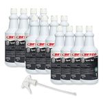 FiberPro Spot Bet Stain Remover, Country Fresh Scent, 32 oz Bottle, 12/Carton