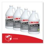 One Step Floor Restorer, Lemon Scent, 1 gal Bottle, 4/Carton