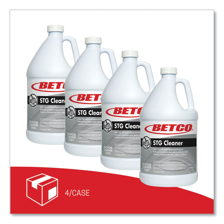 Stone, Tile, Grout Cleaner and Protectant, Pleasant Scent, 1 gal Bottle, 4/Carton
