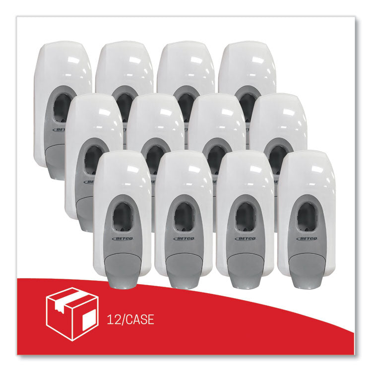 Clario Dispensing System Manual Foam Dispenser, 1,000 mL, 5.11 x 3.85 x 11.73, White, 12/Carton