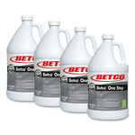One Step Floor Restorer, Lemon Scent, 1 gal Bottle, 4/Carton