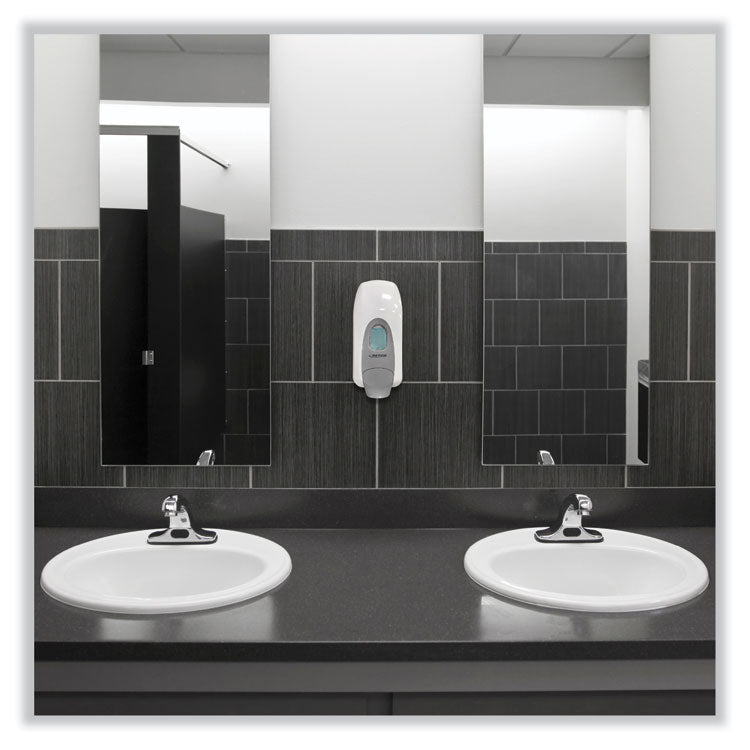 Clario Dispensing System Manual Foam Dispenser, 1,000 mL, 5.11 x 3.85 x 11.73, White, 12/Carton
