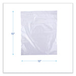 Reclosable Food Storage Bags, 2 Gallon, 13" x 15", Clear, 100/Box