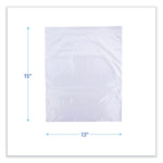 Reclosable Freezer Storage Bags, 2 gal, 13" x 15", Clear, 100/Box