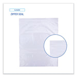 Reclosable Freezer Storage Bags, 2 gal, 13" x 15", Clear, 100/Box