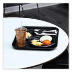 Heavyweight Wrapped Polystyrene Cutlery, Fork, Plastic, Black, 1,000/Carton
