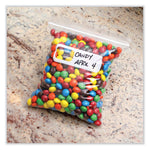 Reclosable Food Storage Bags, Quart, 7" x 8", Clear, 500/Box