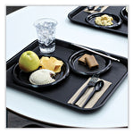 Heavyweight Wrapped Polystyrene Cutlery, Spoon, Plastic, Black, 1,000/Carton