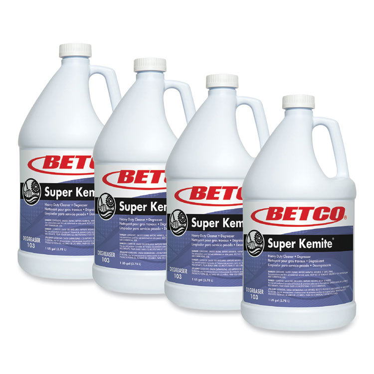 Super Kemite Butyl Degreaser, Cherry Scent, 1 gal Bottle, 4/Carton