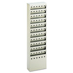 Steel Magazine Rack, 11 Compartments, 10w X 4d X 36.25h, Gray