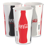 Double Sided Poly (DSP) Paper Cold Cups, 44 oz, Coca-Cola Design, 500/Carton