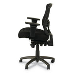 Alera Etros Series Mesh Back Fabric Computer and Desk Chair, Black (ALEET4017)