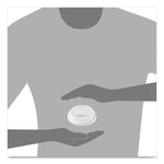 Solo Traveler Sip Through Lids for ThermoGuard Hot Cups, Fits 12 oz to 24 oz Hot Cups, Plastic, White, 1,200/Carton