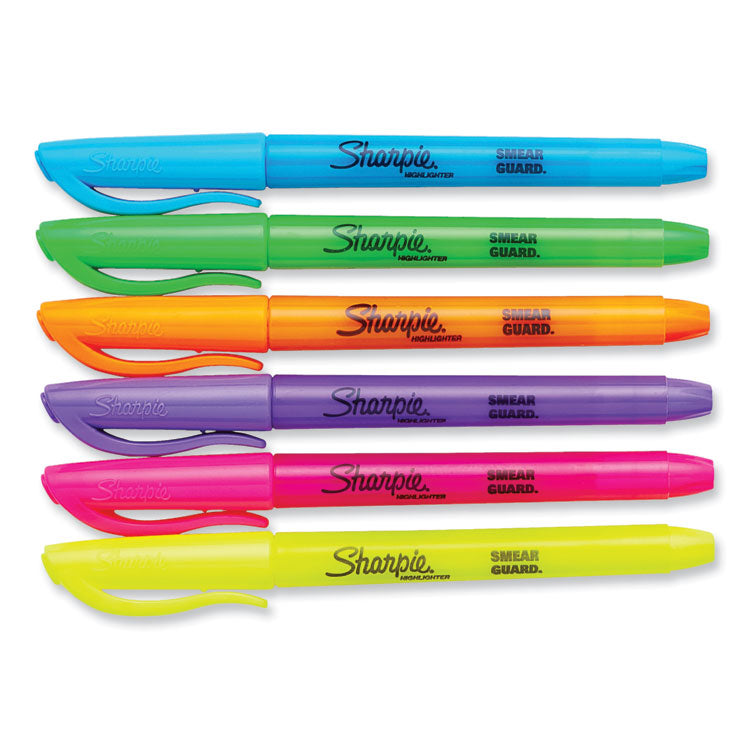 Pocket Style Highlighters, Assorted Ink Colors, Chisel Tip, Assorted Barrel Colors, 36/pack
