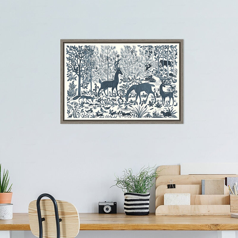 Amanti Art Forest Life I by Miranda Thomas Framed Canvas Wall Art Print, 23" x 16" (A42674078919)