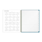 2025-2026 Blue Sky Bakah Blue 8.5" x 11" Academic Year Weekly & Monthly Planner, Plastic Cover, Multicolored (131951-A26)