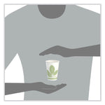 Bare Eco-Forward Paper Cold Cups, 7 oz, Green/White, 100/Sleeve, 20 Sleeves/Carton