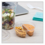 Plastic Cup Insert, 3.5 oz, 3.6" Diameter x 1.3" h, Clear, 1,000/Carton