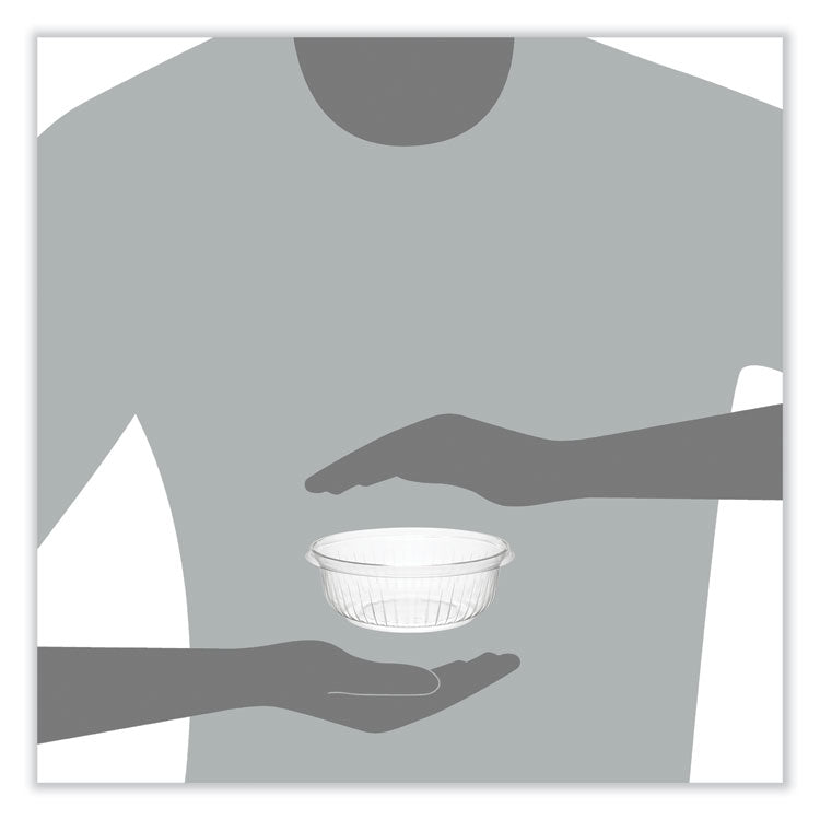 PresentaBowls Clear Bowls, 12 oz, Plastic, 63/Bag, 504/Carton