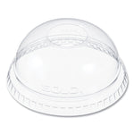 Plastic Dome Lid, Fits 7 oz Cold Cups, Clear, 2,500/Carton