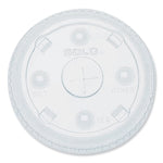 PETE Flat Straw-Slot Cold Cup Lids, Fits 28 oz to 32 oz Cold Cups, Plastic, Clear, 600/Carton