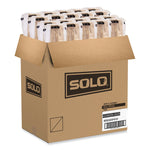 Single-Sided Poly Paper Hot Cups, 24 oz, Brown, 25/Bag, 20 Bags/Carton