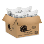 Quiet Class Laminated Foam Dinnerware, Plate, 10.25" dia, Black, 125/Pack, 4 Packs/Carton